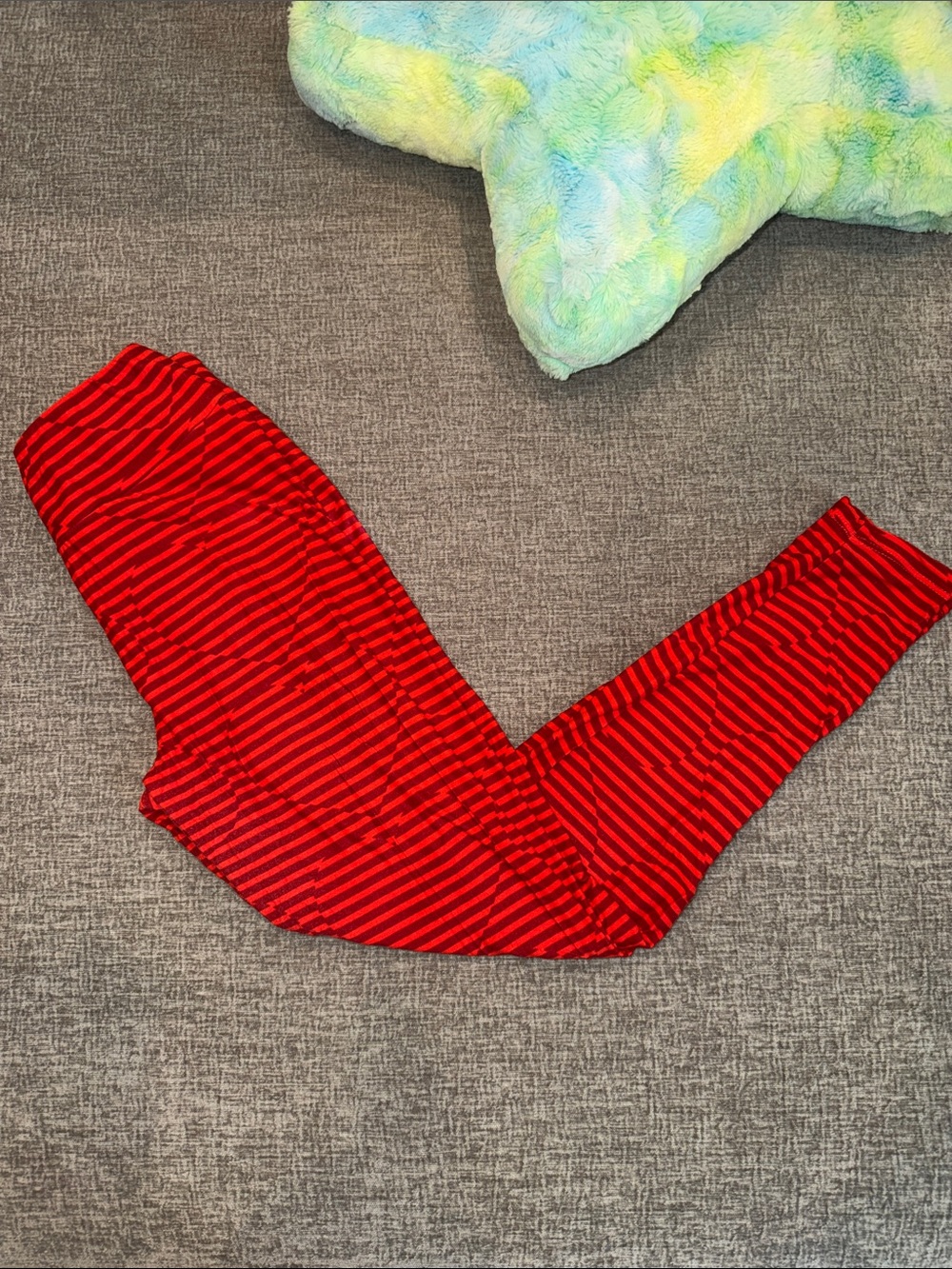 Lularoe Heart Striped Leggings
